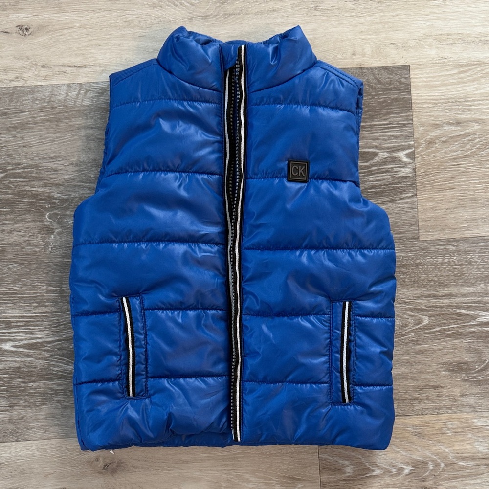 Calvin Klein Royal Blue puffer Quilted Vest